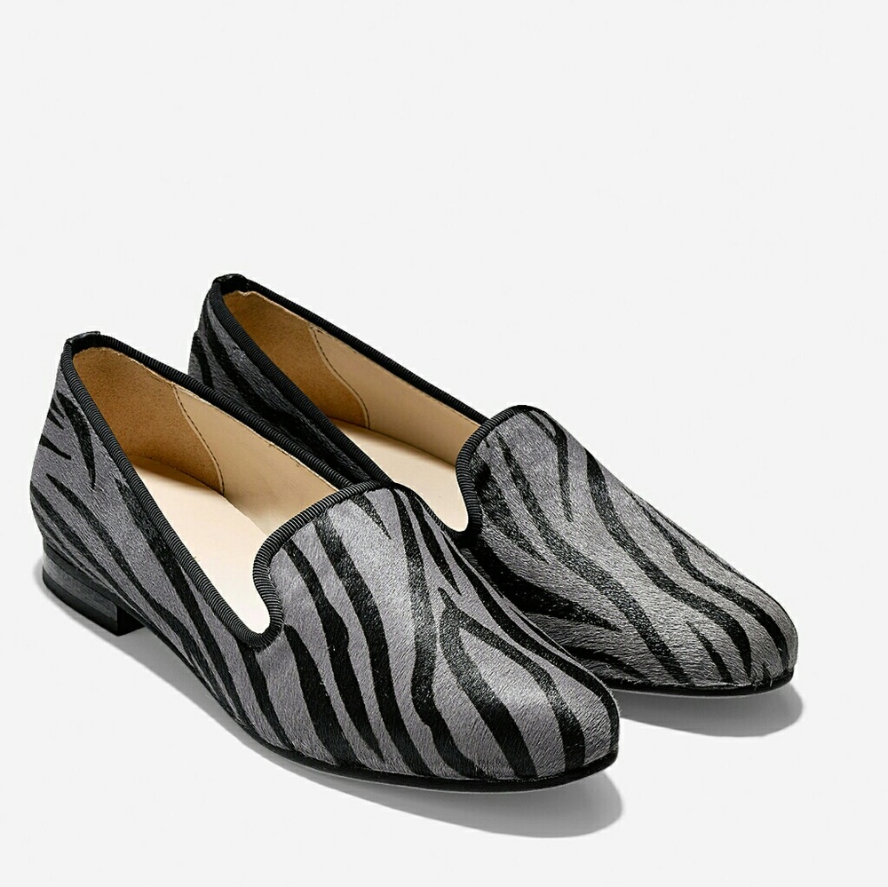 💥host pick💥Loafers, black-grey animal print